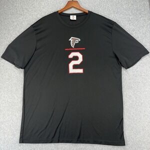 NFL Team Apparel Atlanta Falcons #2 Matt Ryan Black Shirt Men's Size 2XL